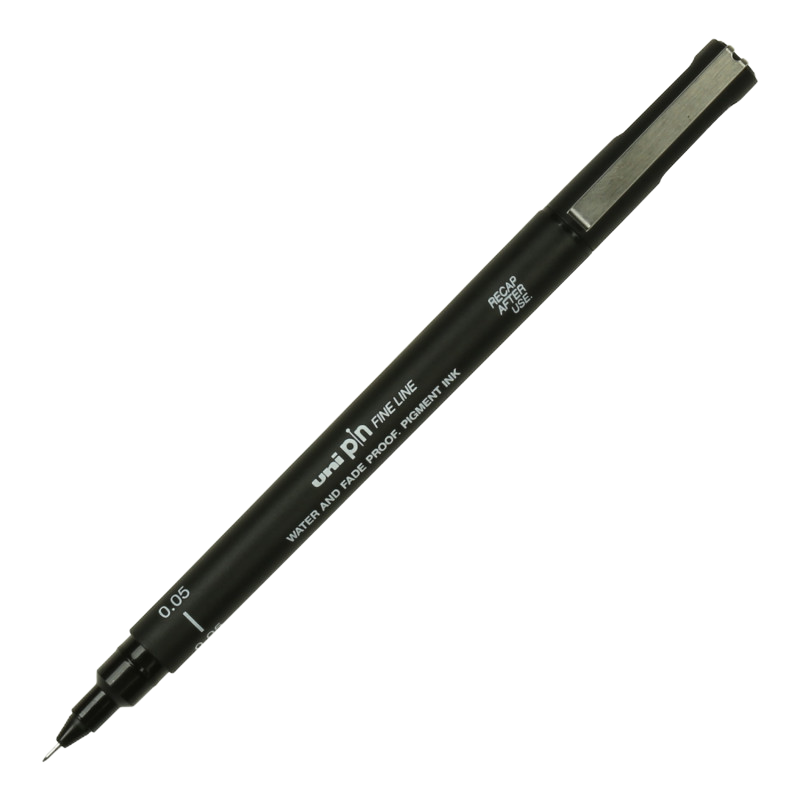 正品三菱绘图针管笔 防水性漫画设计绘图笔描图勾线笔 0.1(0.25mm)蓝色