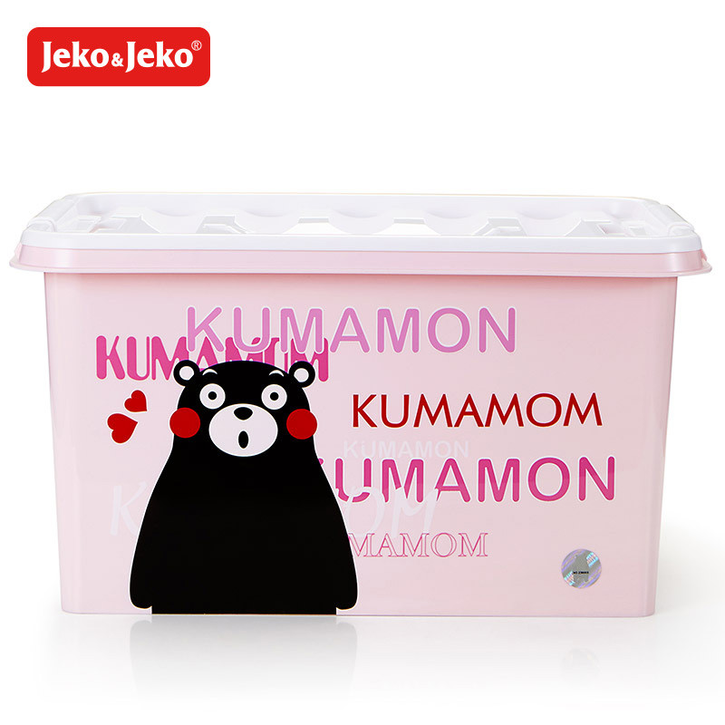 JEKO&JEKO 熊本熊手提式储物箱16L SWB-5456 粉色
