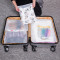 旅行收纳袋衣服衣物内衣整理密封袋行李箱分装透明家用防水打包袋_2 小到超大各2个（共10个）