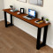 靠墙窄桌子长方形小长桌子家用卧室小电脑桌经济型简易长条书桌子_1 长200宽40高74