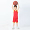 篮球服套装 篮球服男女款 定制篮球衣儿童男套装 空版篮球队服DIY 海岸绿 M