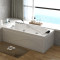 浴缸迷你浴缸家用小户型日式独立式多种尺寸商家浴盘扶手浴池浴缸卫生间 1.3m 左单裙按摩缸