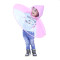 儿童雨衣祖国的花朵雨衣飞碟儿童雨伞帽男童女童幼儿园小孩防雨披_2 F108雨衣-天蓝
