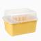 家英带盖欧式沥水碗架/餐具收纳盒_1_0_0 浅黄色