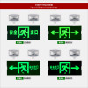 新国标消防应急灯多功能LED安全出口双头疏散指示应急标志灯新国标一体型左方向(过消防) 老国标一体型左方向