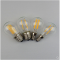 普通蜡烛灯泡25w40w4W尖形拉尾水晶光源E27E14小螺口LED节能球泡 E14LED尖泡(5个装) 40.