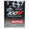 摩特（Motul）多酯类全合成润滑油 300V POWER RACING 5W-30 SN级 2L 欧盟原装进口