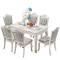 欧式餐桌椅组合大理石简欧实木现代简约小户型长方形家用饭歺桌子_771_800 1.3米1桌4椅