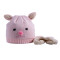 丝蕴(SYOSS)儿童帽子手套 帽子手套-粉色兔子