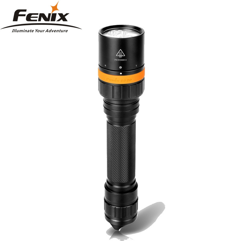 FENIX菲尼克斯SD20户外强光远射高亮手电补光潜水手电筒1000流明双光源_7_9