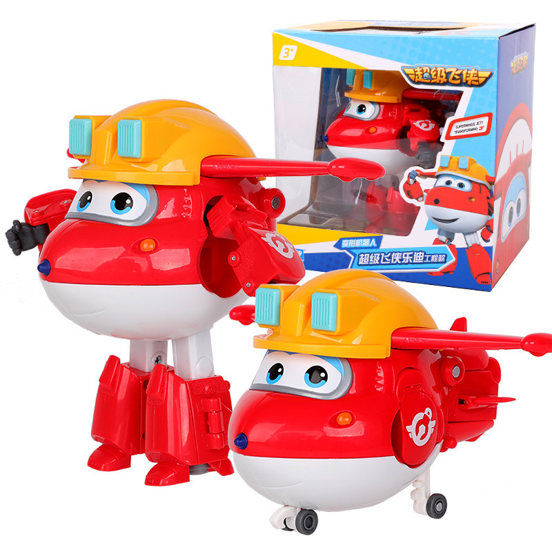 奥迪双钻（AULDEY）超级飞侠 男孩女孩儿童玩具车 变形机器人超级飞侠乐迪-工程款 730211