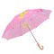 天堂伞 儿童自开直杆伞晴雨伞太阳伞 动物王国13046E 粉色