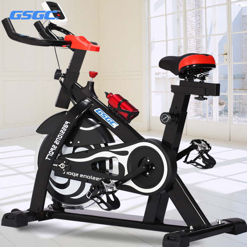 GSGC动感单车家用智能健身车室内静音健身房器材减肥运动自行车 9005黑色普通款
