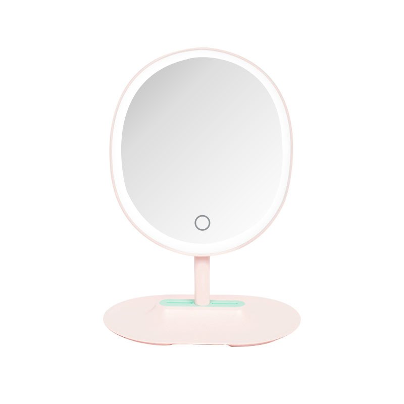 BLD贝览得LED化妆镜带灯高清镜子智能桌面台式台灯补光梳妆镜