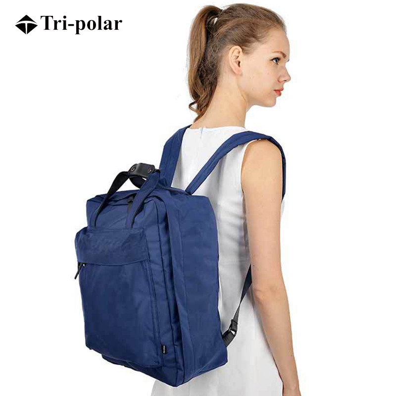 三极户外(Tripolar) TP1939 双肩背包旅行户外运动背包旅行行李背包学生双肩包书包 藏青色