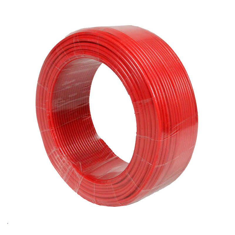云业 电线电缆 国标单股铜芯绝缘电线 家装硬线 BVR2.5 95米/盘 红色 95米/卷 红色