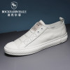 洛克华菲RockFairwhale 2022夏季透气新款男鞋韩版运动板鞋男士休闲鞋子男潮鞋小白鞋 白色 44码