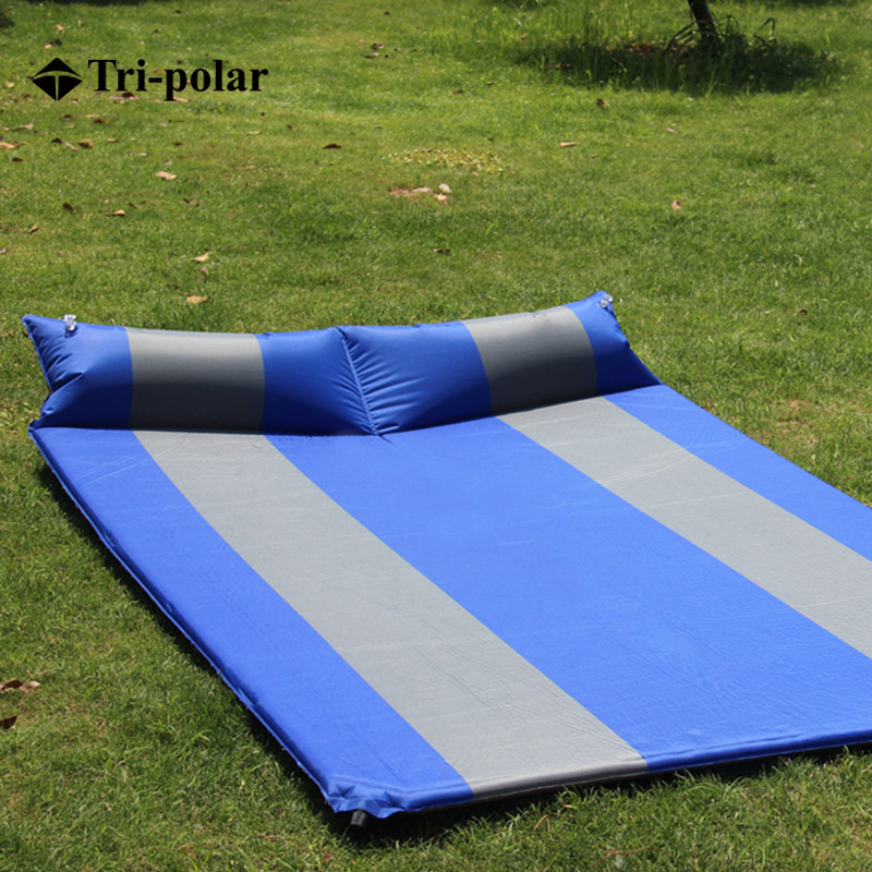 三极户外(Tripolar) TP1123 充气垫旅行双人便携自动充气垫户外防潮垫野外加厚帐篷垫睡垫