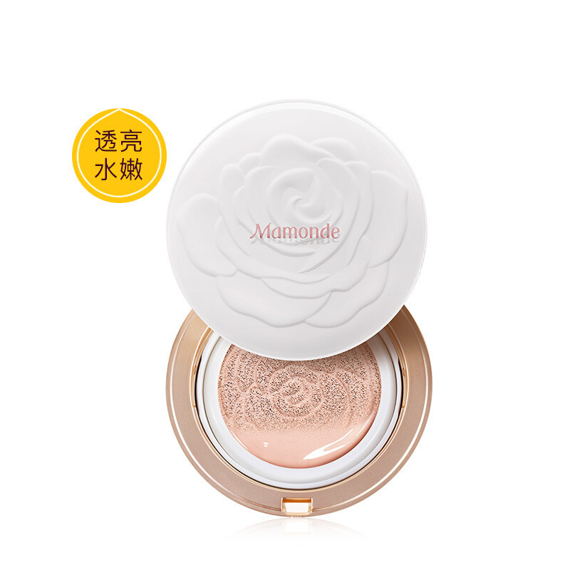 梦妆（Mamonde）桃花透亮水嫩气垫霜 11 粉米色 14g