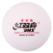 红双喜DHS乒乓球赛顶三星 十只装一星球(业余比赛/健身) 赛顶一星白色120只装