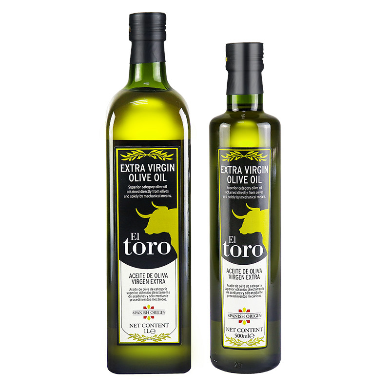滔利ELTORO特级初榨橄榄油食用油西班牙原瓶进口500mL+1L