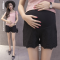 迪鲁奥（DILUAO) 孕妇短裤夏装外穿2019新款蕾丝托腹孕妇装孕妇裤子_265 黑色 2XL(建议体重135-150斤)