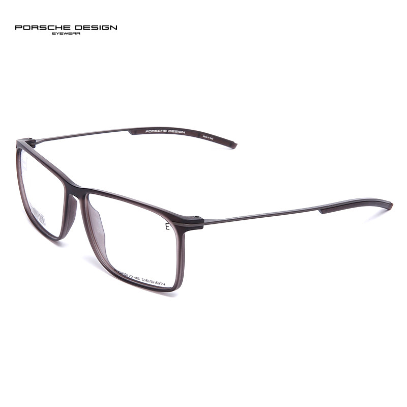 PORSCHE DESIGN保时捷 光学近视眼镜架 男款RXP商务休闲眼镜框全框 P8296 57mm D深灰色