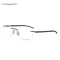 PORSCHE DESIGN保时捷 光学近视眼镜架 男款生物钢超轻商务眼镜框无框P8341 57mm D浅枪色