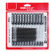 得力deli33205 卡装中性笔12支笔/卡 0.5mm黑色半针管附赠12支笔芯 12支笔+12支笔芯