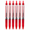 百乐 (PILOT) BXRT-V5按动中性笔针管式针锋式办公中性笔 红色12支装送笔盒