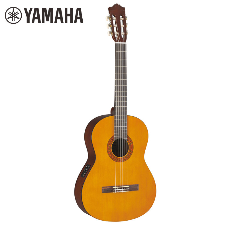 YAMAHA雅马哈吉他CX40儿童初学电箱古典吉他考级练习琴原木色亮光39英寸