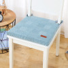 餐桌餐椅垫坐垫椅子垫座椅垫家用椅垫座垫凳子冬加厚方凳四季通用 45x45cm 简尚-蓝色