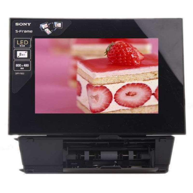 索尼<em>数码相框照片</em>打印一体机DPP-F800/黑 CN