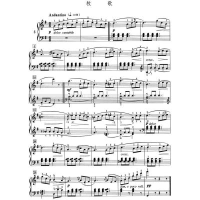 布格缪勒钢琴进阶练习25首作品100图片