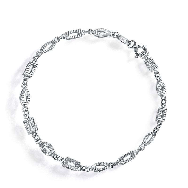 周生生 Pt950铂金手链 17厘米 33535b (3.66克