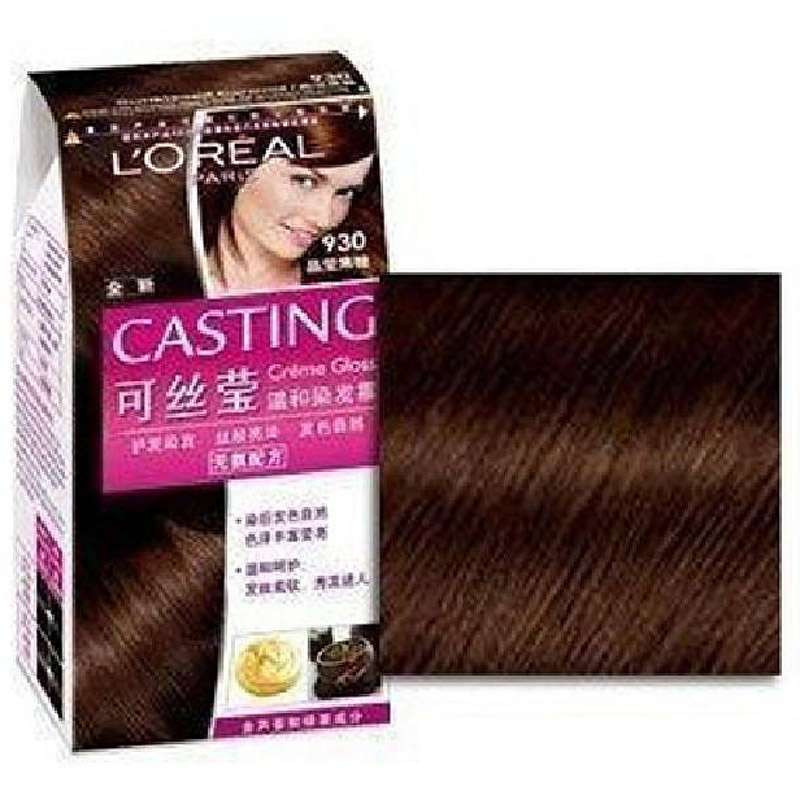 欧莱雅可丝莹温和染发霜(晶莹焦糖)930#