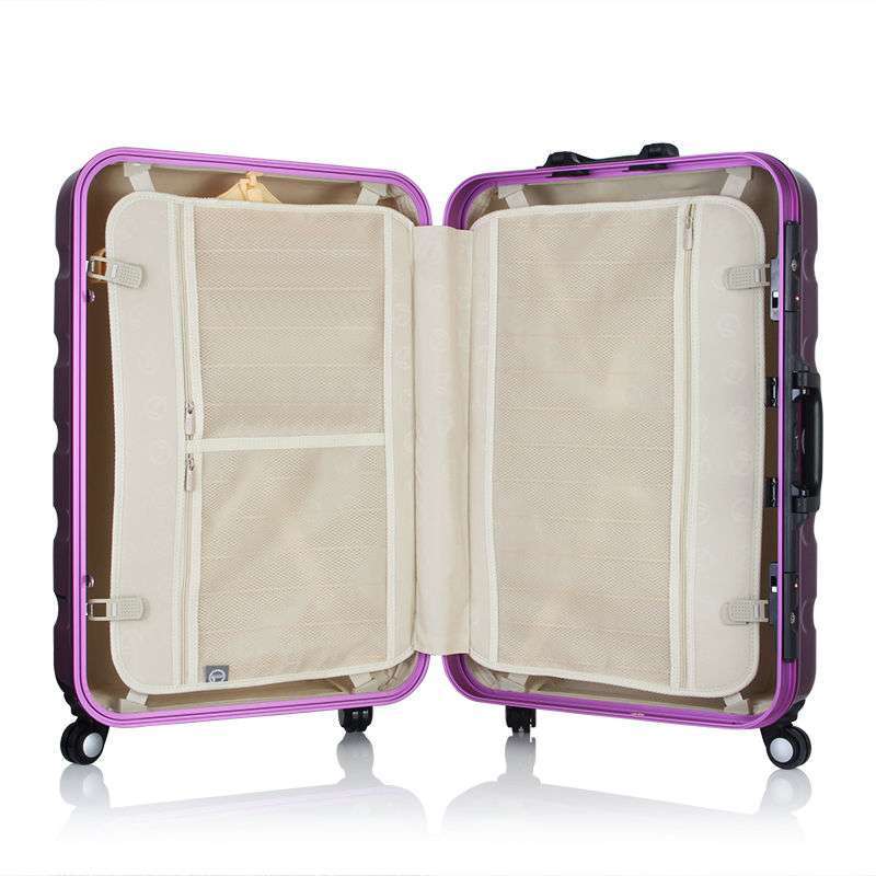 OSDY拉杆箱机械8轮旅行李箱LR-6008紫色紫
