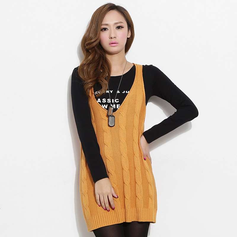 <em>女式针织马甲</em> 女式春秋马甲背心