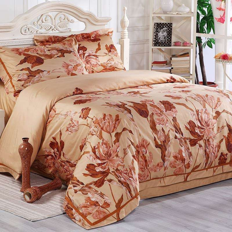 水星家纺 长绒棉印花四件套 波莱罗舞曲 1.8米