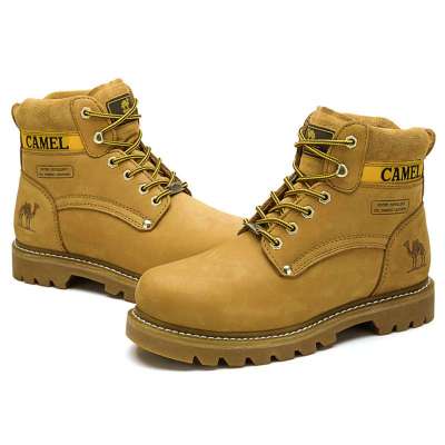 CAMEL\/骆驼男休闲马丁靴82129600金黄色40