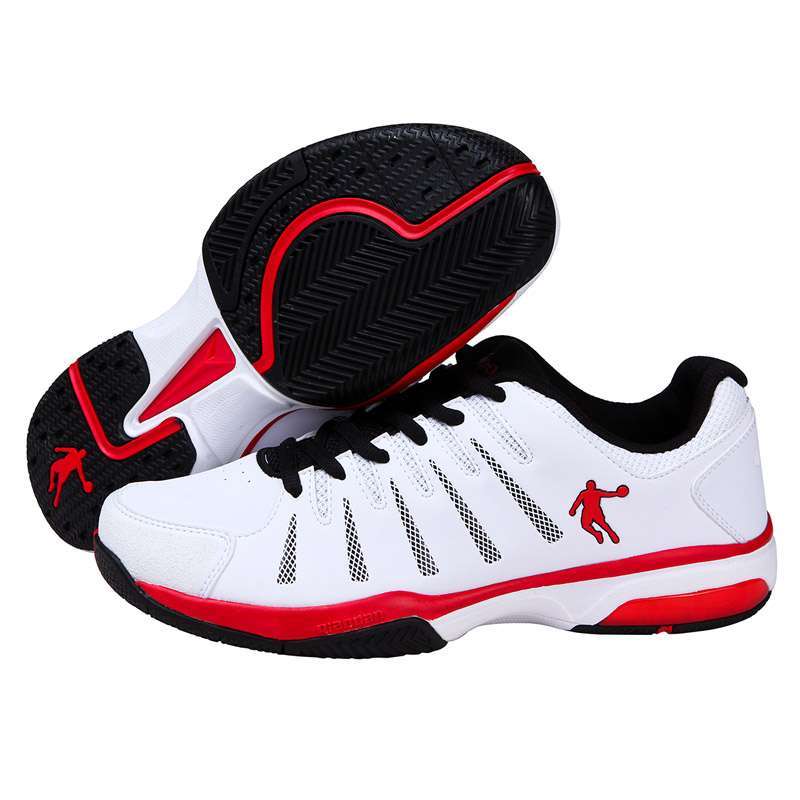 乔丹 男款 网球鞋CM3320603白色\/乔丹红 44【