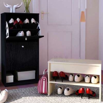 乐家泊雅特时尚翻盖储物换鞋凳 鞋凳式鞋柜 储