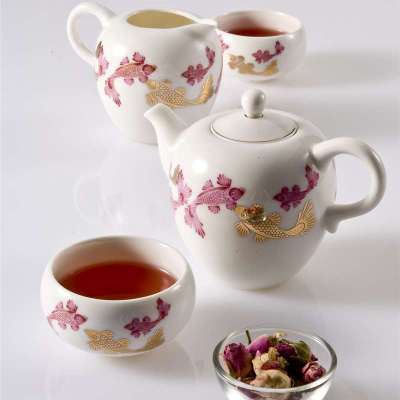 多样屋 TAYOHYA 锦鲤功夫茶具组(1壶6杯1公道