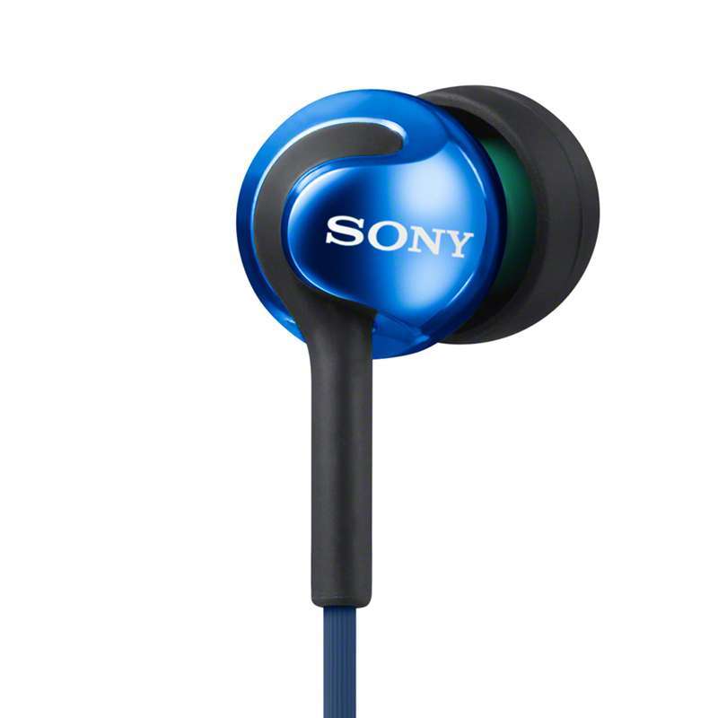 索尼耳机MDREX110APLICN蓝色图片