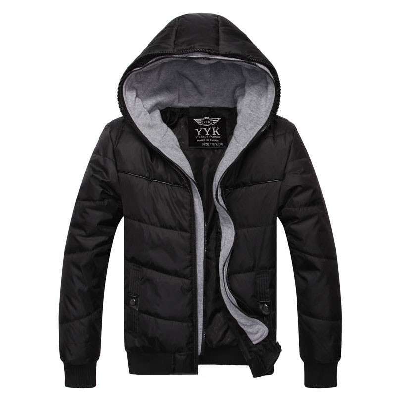 YYK男士秋冬装外套连帽棉服 男棉衣韩版潮流