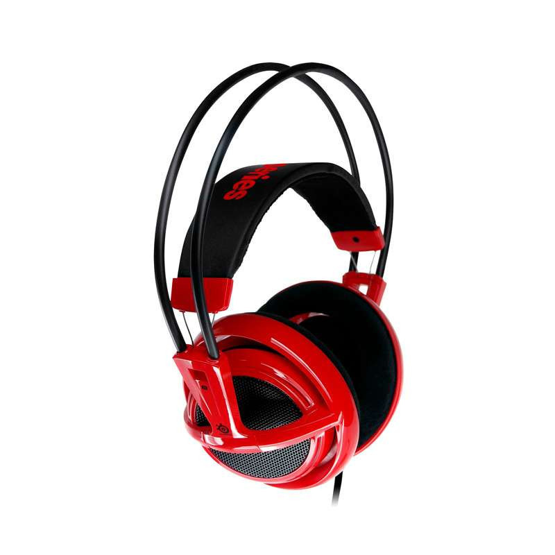 赛睿西伯利亚v2耳机(红色)