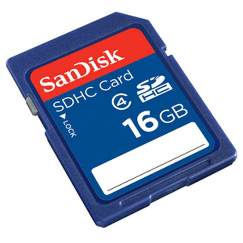 sandisk/闪迪sd卡16g内存卡 class4高速相机存储卡数码相机卡