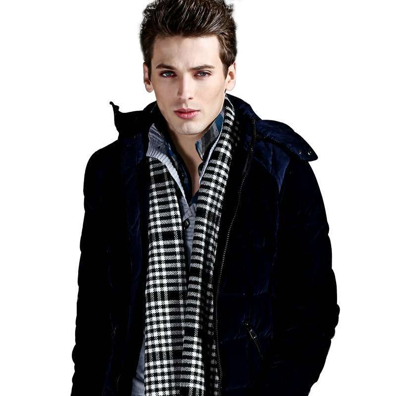 Vals 男士连帽英伦加厚保暖羽绒服050500025