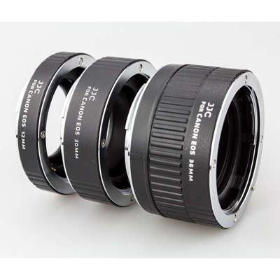 JJC 佳能近摄接圈 AF自动对焦红圈 微距拍摄