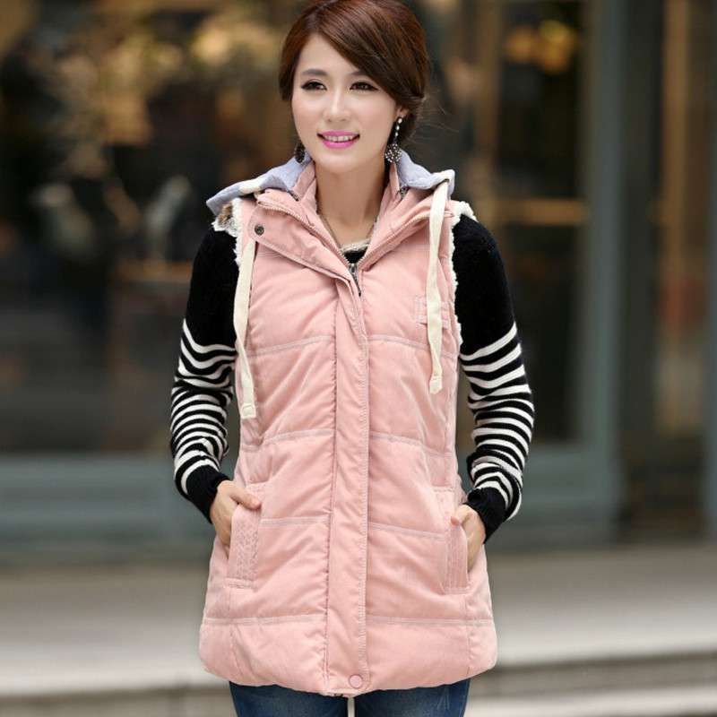 薇娜卡米儿 女士马甲 秋冬款韩版修身显瘦大码